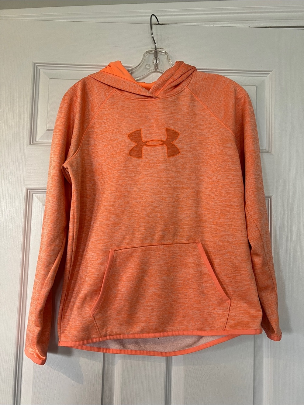 Under Armour Heathered Orange Performance Hoodie